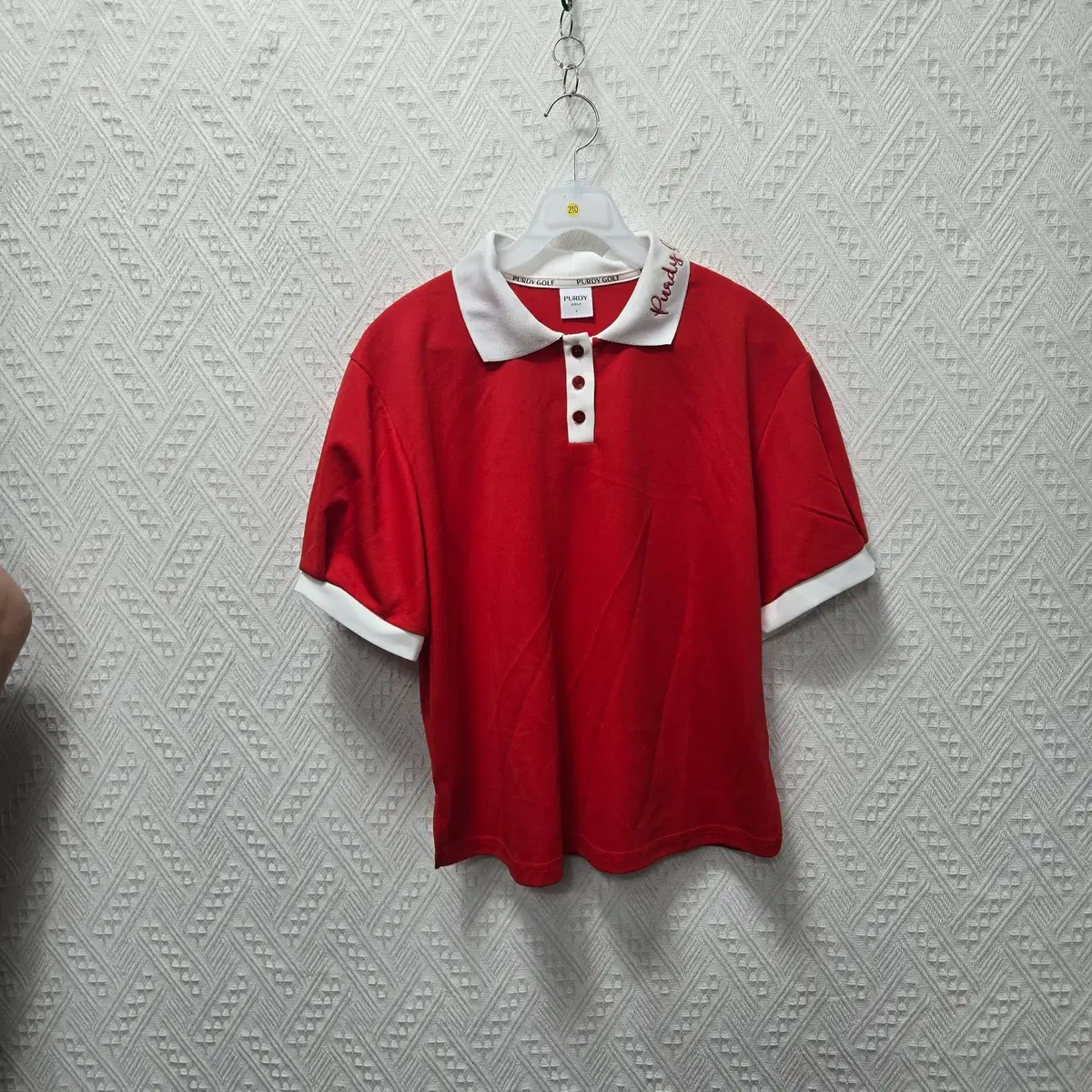 파210 퍼디 골프 여성 반팔 카라티