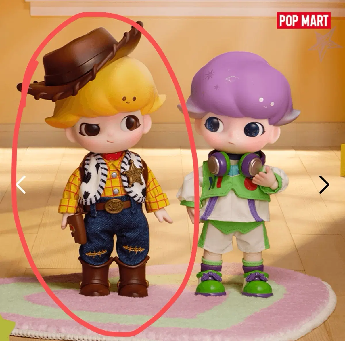 팝마트 디무 토이스토리 1/8 BJD 우디 피규어