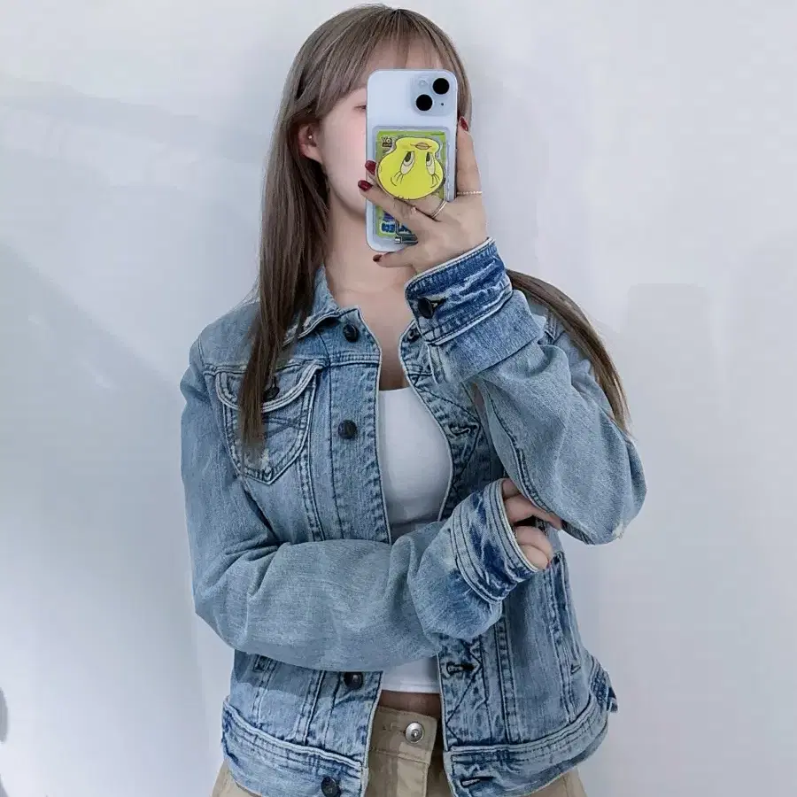 아베크롬비 데님 자켓