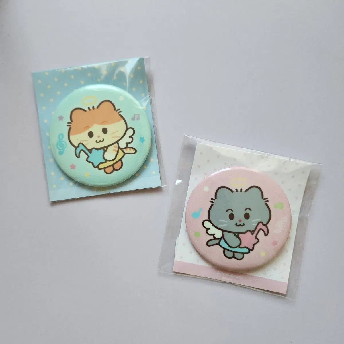 뽐뽐스튜디오 음표 고양이 야광 핀버튼 판매