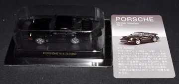 교쇼 1/64 포르쉐 미니카 컬렉션 3 911 TURBO (블랙) 3세대