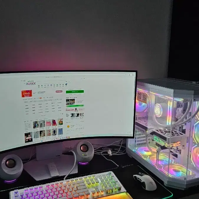9950x3d 5080rtx 화이트컴퓨터 팝니다