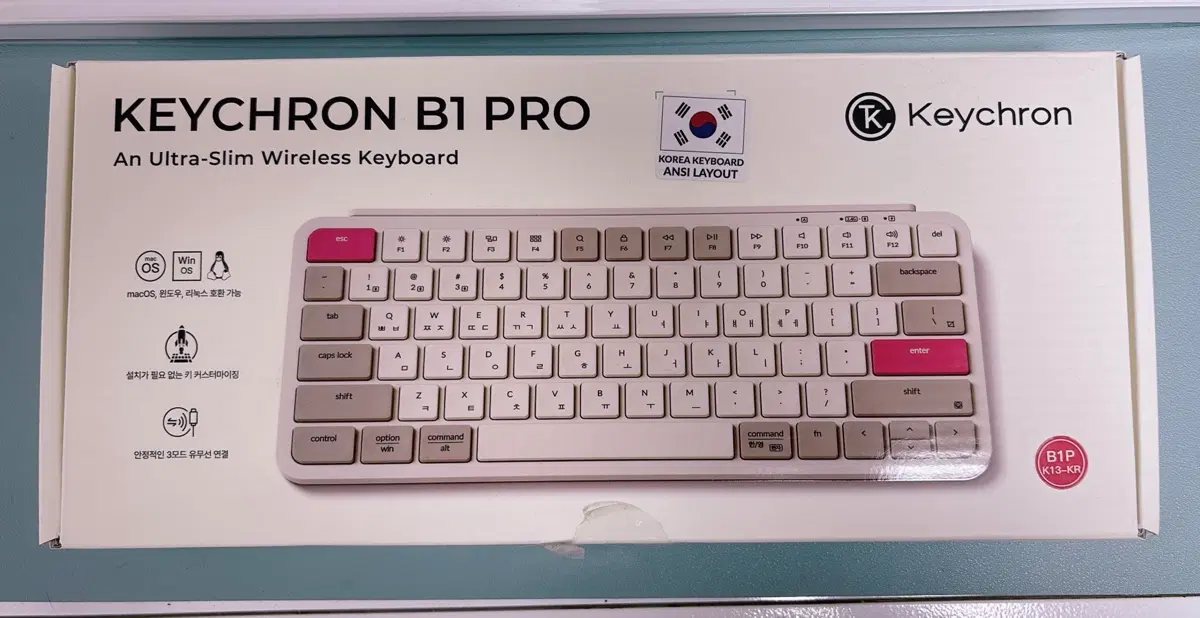키크론 b1 pro 텐키리스 블루투스 키보드