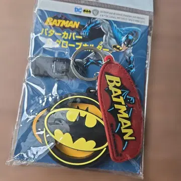 새상품 배트맨 골프 퍼터 커버 & 그로브 홀더 키링 DC
