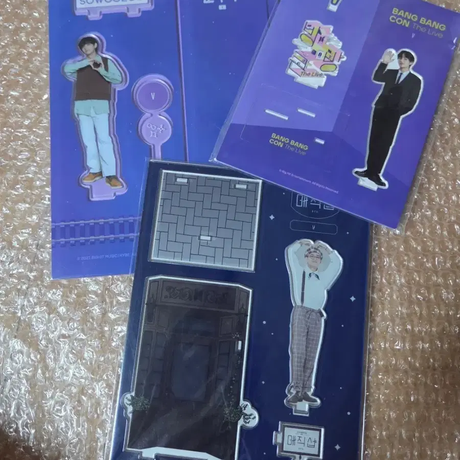 방탄소년단 bts 소우주 방방콘 매직샵 태형 뷔 아크릴 일괄