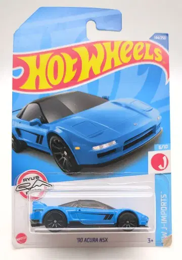 MATTEL HOTWHEELS HW J-IMPORTS 6/10 HHF18 '90 ACURA NSX/블루 144/250