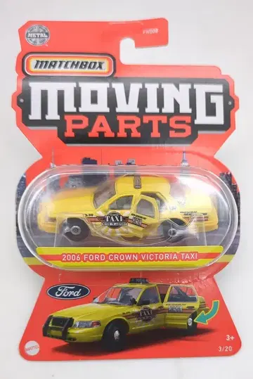 MATTEL MATCHBOX MOVING PARTS GWB46 2006 포드 크라운 빅토리아 택시 3/20