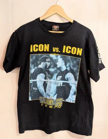 SHOOT 티셔츠 / 2000년대 ICON VS ICON / 프론트 THE ABSOLUTE BEST EVER 블랙 L