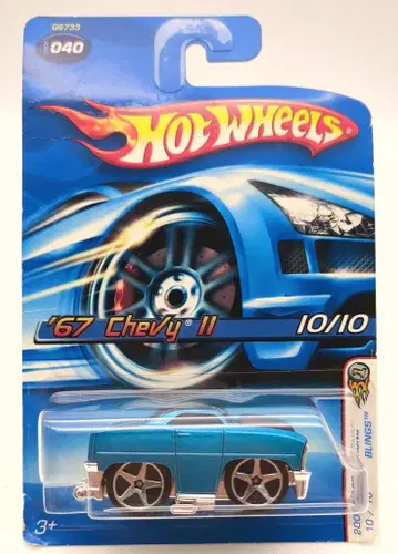 MATTEL HOTWHEELS 2005 FIRST EDITIONS 10/10 G6733 '67 Chevy II 블루 2005-040