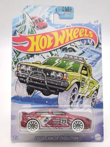 MATTEL HOTWHEELS 2023 WINTER SERIES HLJ94 2008 LANCER EVOLUTION 사틴 레드 1/5