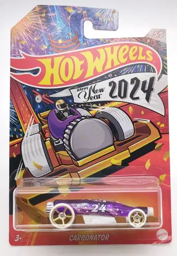 MATTEL HOTWHEELS 2024HAPPY NEW YEAR HLJ95 CARBONATOR 5/5