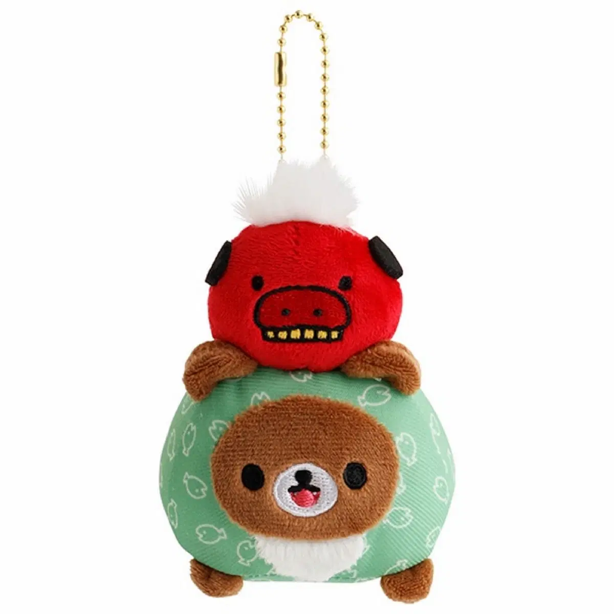 산엑스 리락쿠마 차이로이코구마 시시마이 인형 마스코트