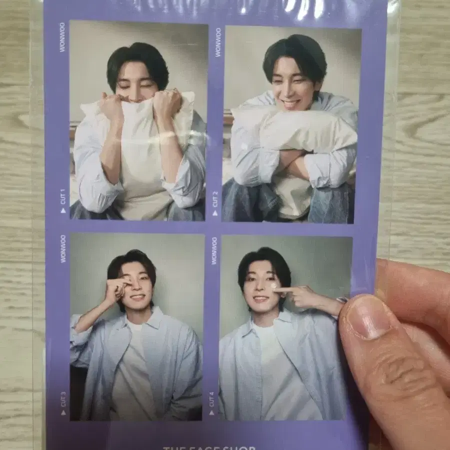 더페이스샵 원우 포토카드