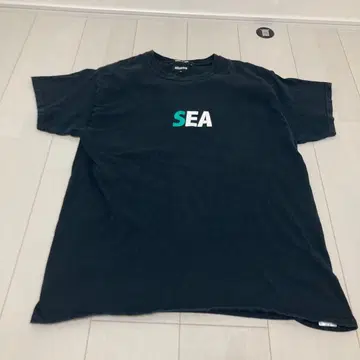 atmos windandsea 티셔츠 20SS 블랙 L 사이즈