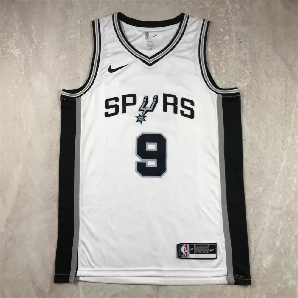 NBA 농구복 스퍼스 9호 토니 파커 화이트 핫프레스 스윙맨