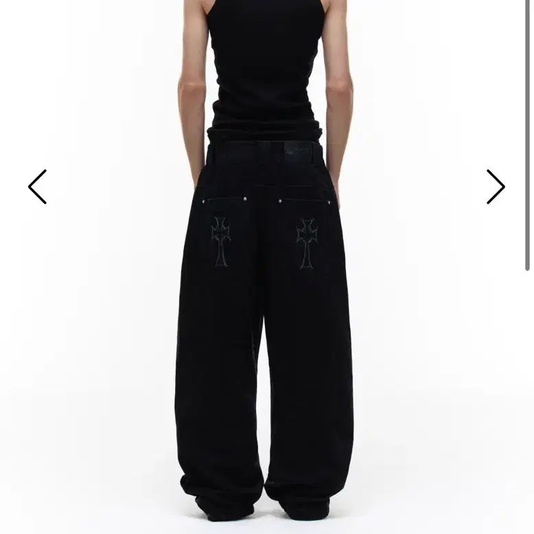 (새상품)오퍼스0012 opus0012 SIG LIQUID DENIM PANTS BLACK