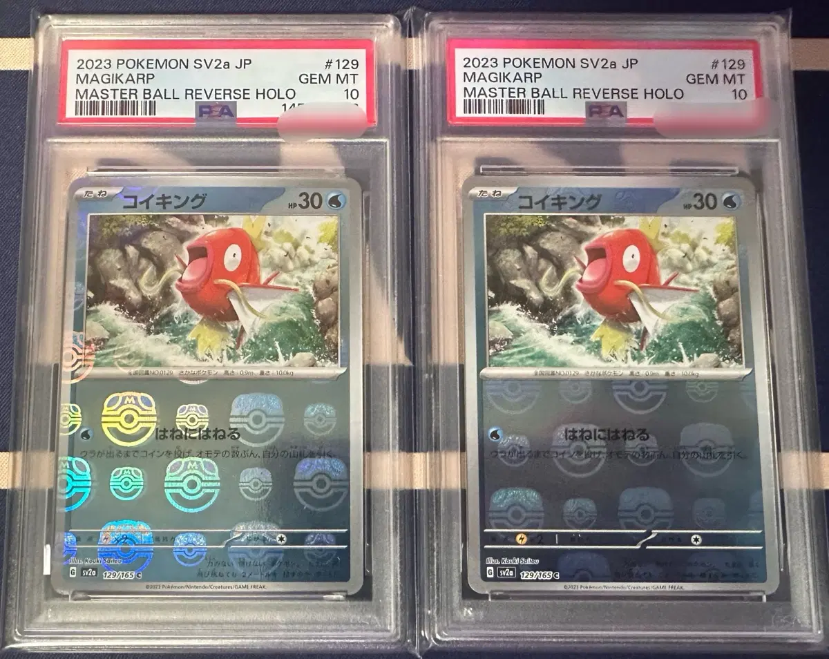 일판) 151 마스터볼 잉어킹 PSA10 2장