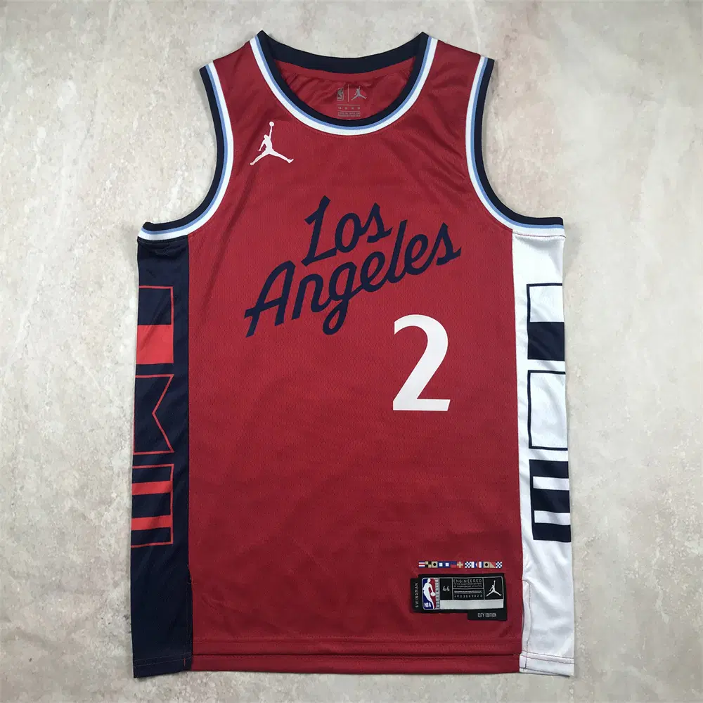 NBA 농구복 클리퍼스2호 레너드 뉴레드 핫스윙맨