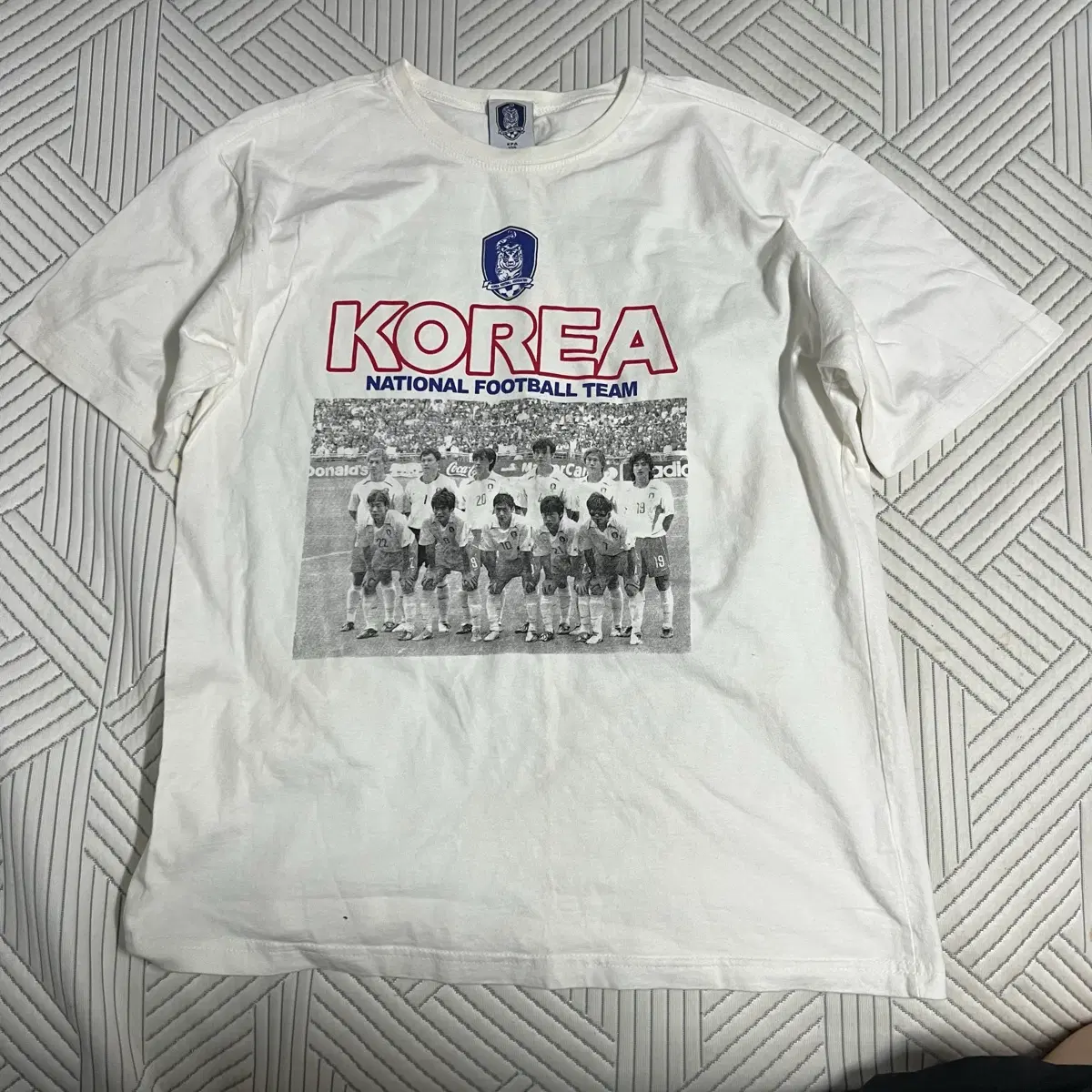 KFA 2002월드컵 프린팅 반팔 105 축구 국대 유니폼 빈티지