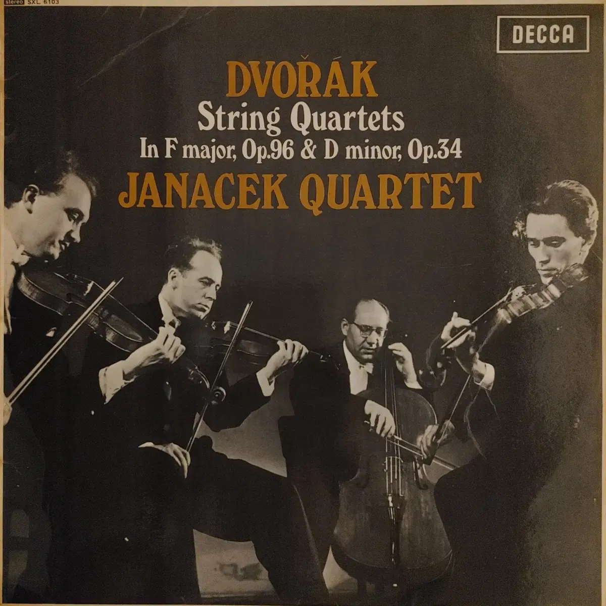 ORIGINAL DECCA LP - JANACEK Q/DVORAK