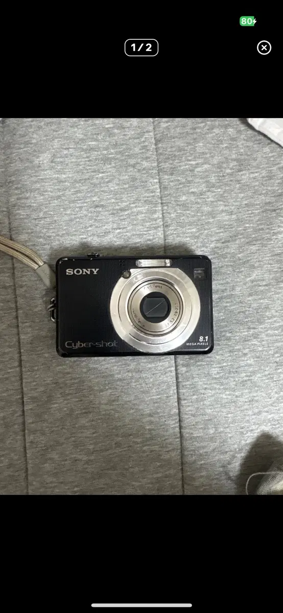 소니 사이버샷 디카8.1메카픽셀 dsc-w90카메라
