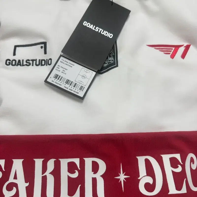 T1 티원 페이커 faker 데카 유니폼 10주년 2XL 택O