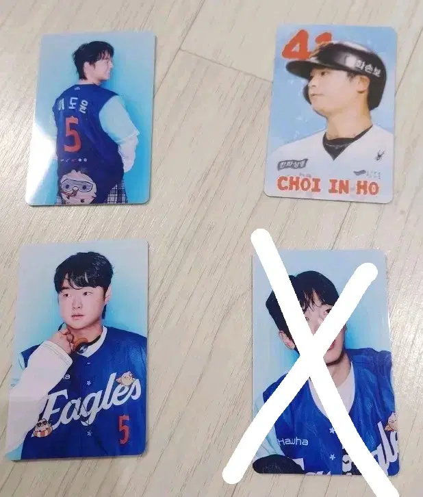 한화이글스 최인호 이도윤 황준서 포토카드