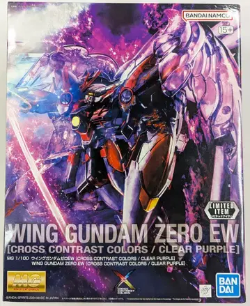 BANDAI SPIRITS MG 1/100 기동전사 건담 W 윙건담 제로 EW [CROSS CONTRAST COLORS / CLEAR PURPLE] LIMITED