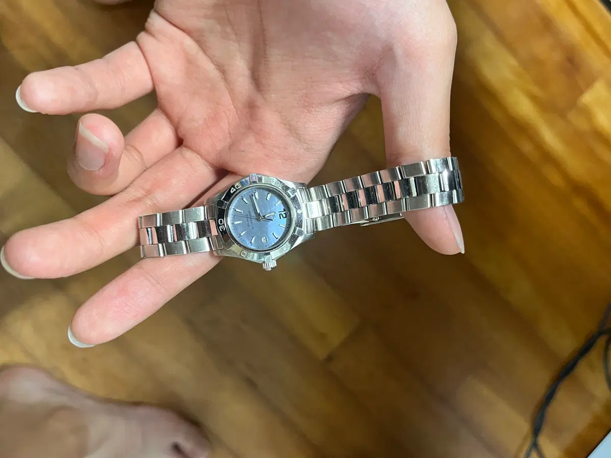 [A급/풀세트] 태그호이어 아쿠아레이서 쿼츠 27mm 블루 (WAF1417)