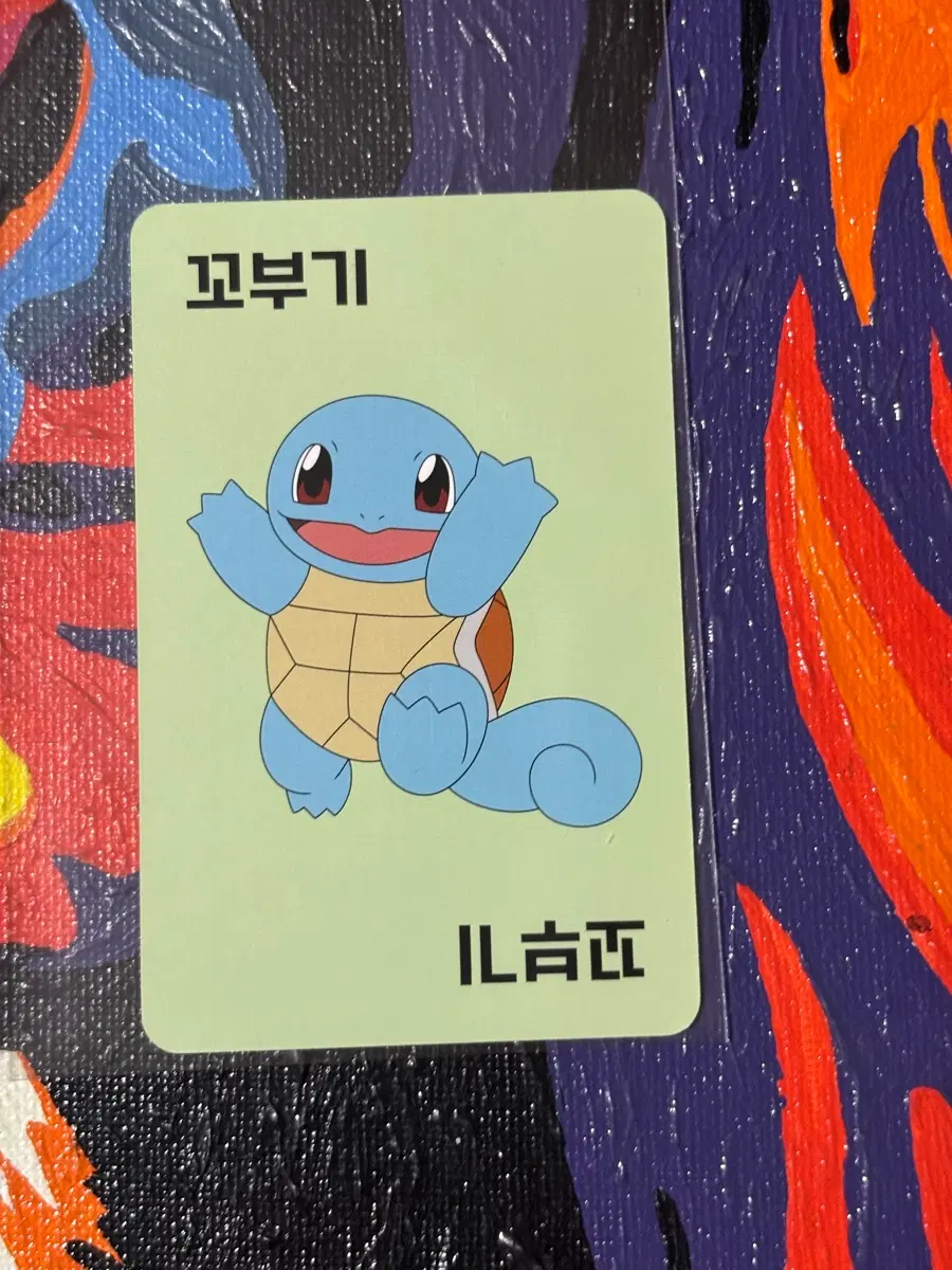 포켓몬스터 꼬부기 포켓몬 카드 인테리어 소품 3 꾸미기용 포장용
