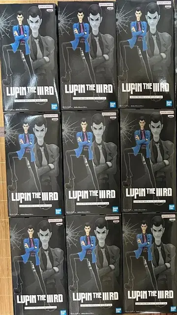 LUPIN THE IIIRD 루팡 피규어 9점