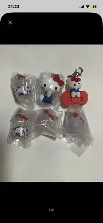 헬로키티 메지루시 액세서리 전 5종 세트