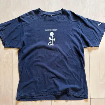 [레어] PUMA Vintage 픽토그램 프린트 T셔츠 축구