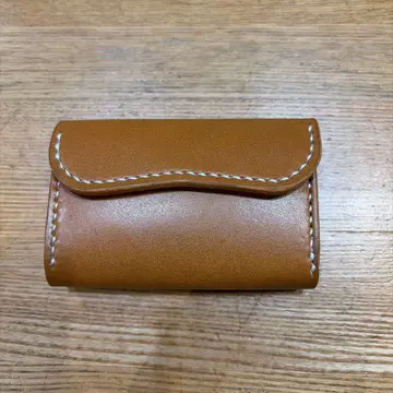 핸드메이드 천연 가죽 코인 케이스 가죽
