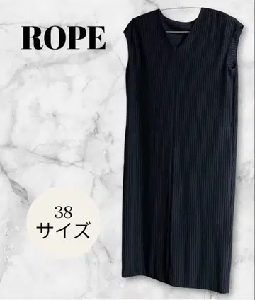 [ROPE] 슬리브리스 원피스/스트라이프/38 사이즈