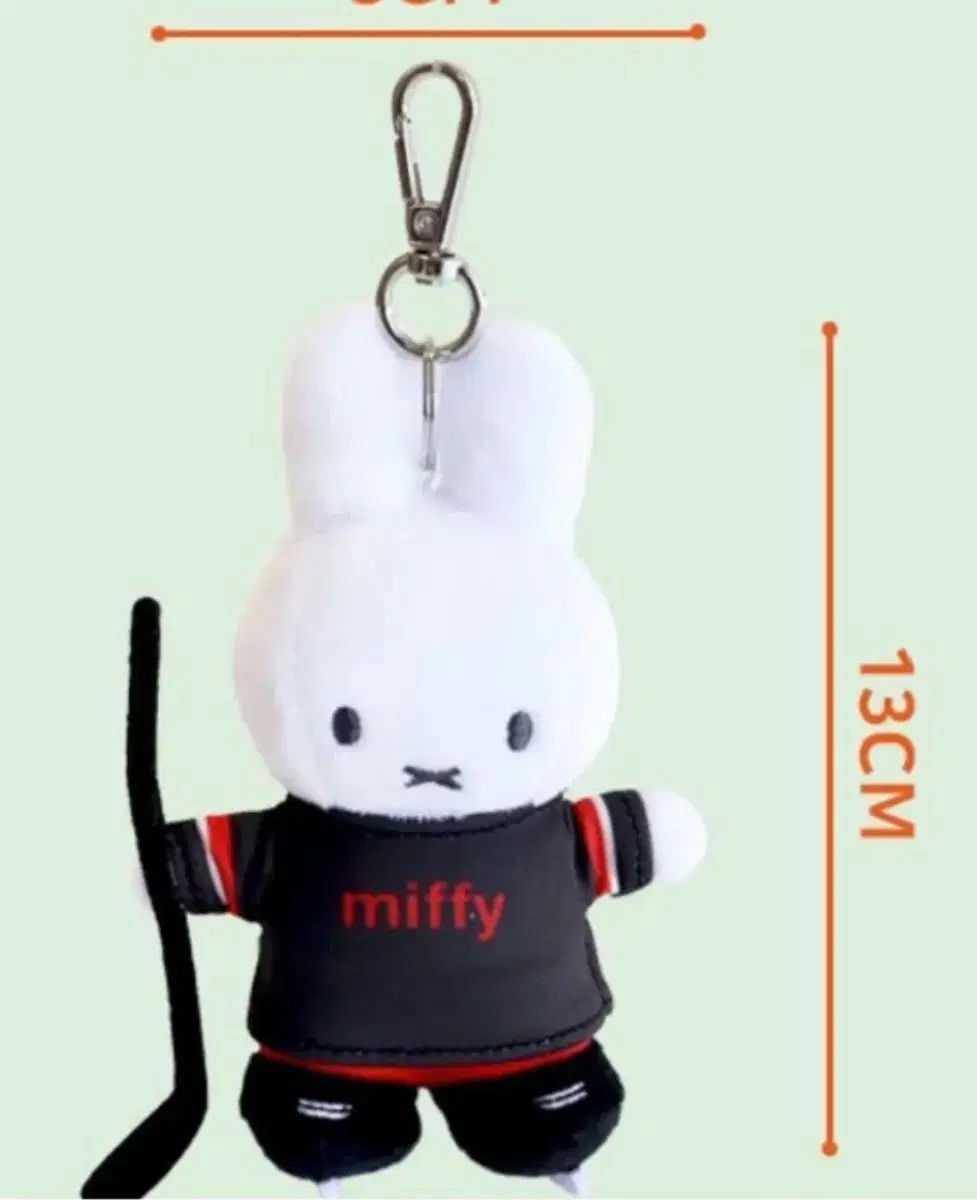 미피 인형 키링 동계올림픽 하키 블랙 새상품