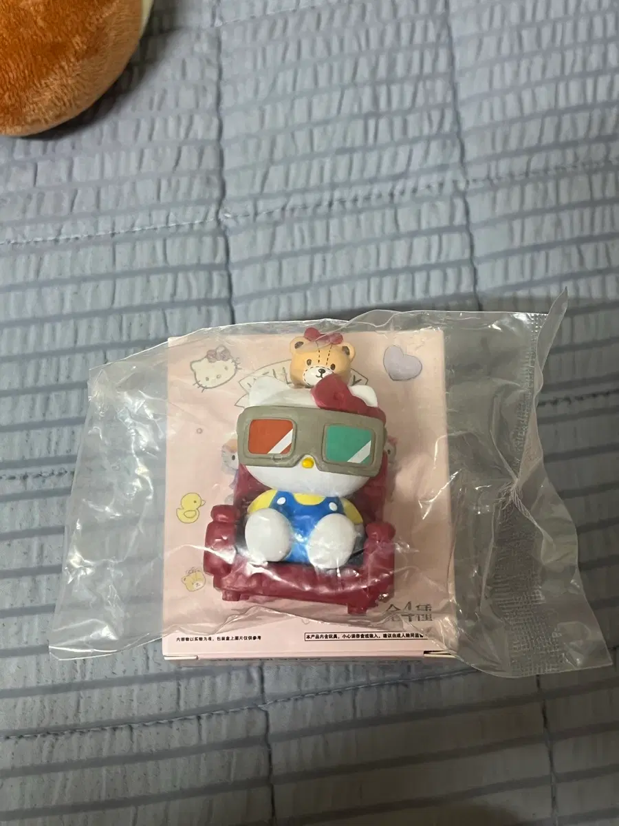 헬로키티 키티 3D 안경 영화 피규어