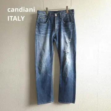 ITALY TRC 명문 candiani 데미지 G 팬츠 버튼 플라이