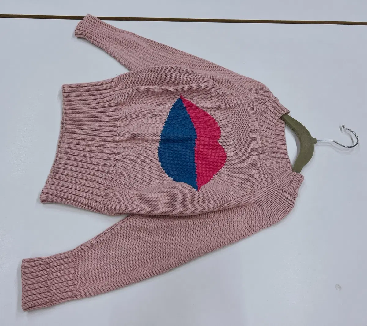 리미떼두두 XS(80-90) 입술 니트 키즈