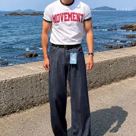 썸머 린넨 데님 팬츠 XL