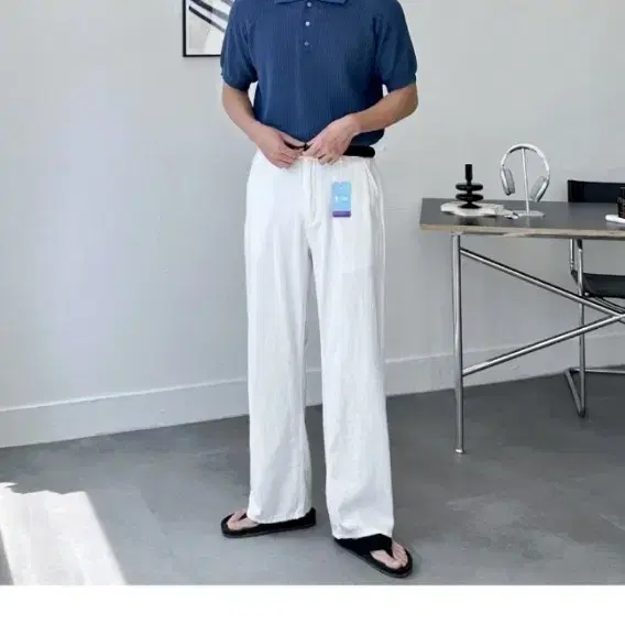 썸머 린넨 밴딩 팬츠 XL