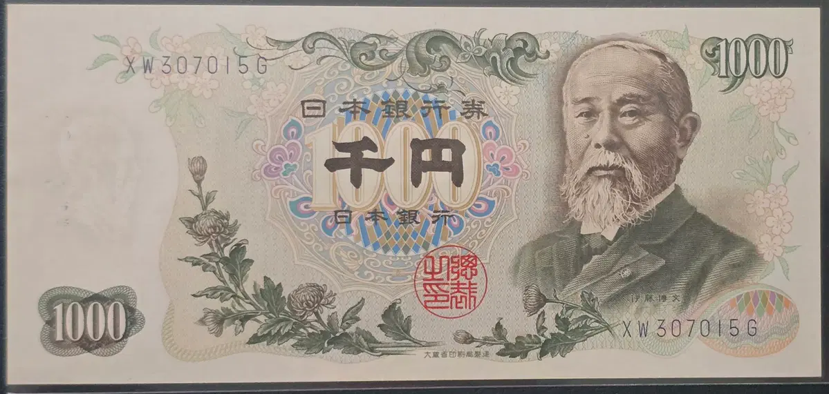 일본 1963년부터 1986년 발생 1.000앤
