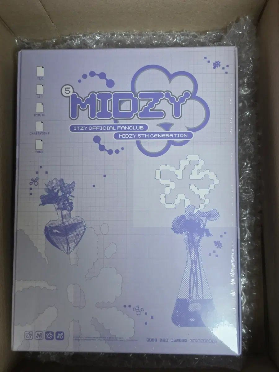 있지 ITZY 믿지5기 팬클럽키트 미개봉