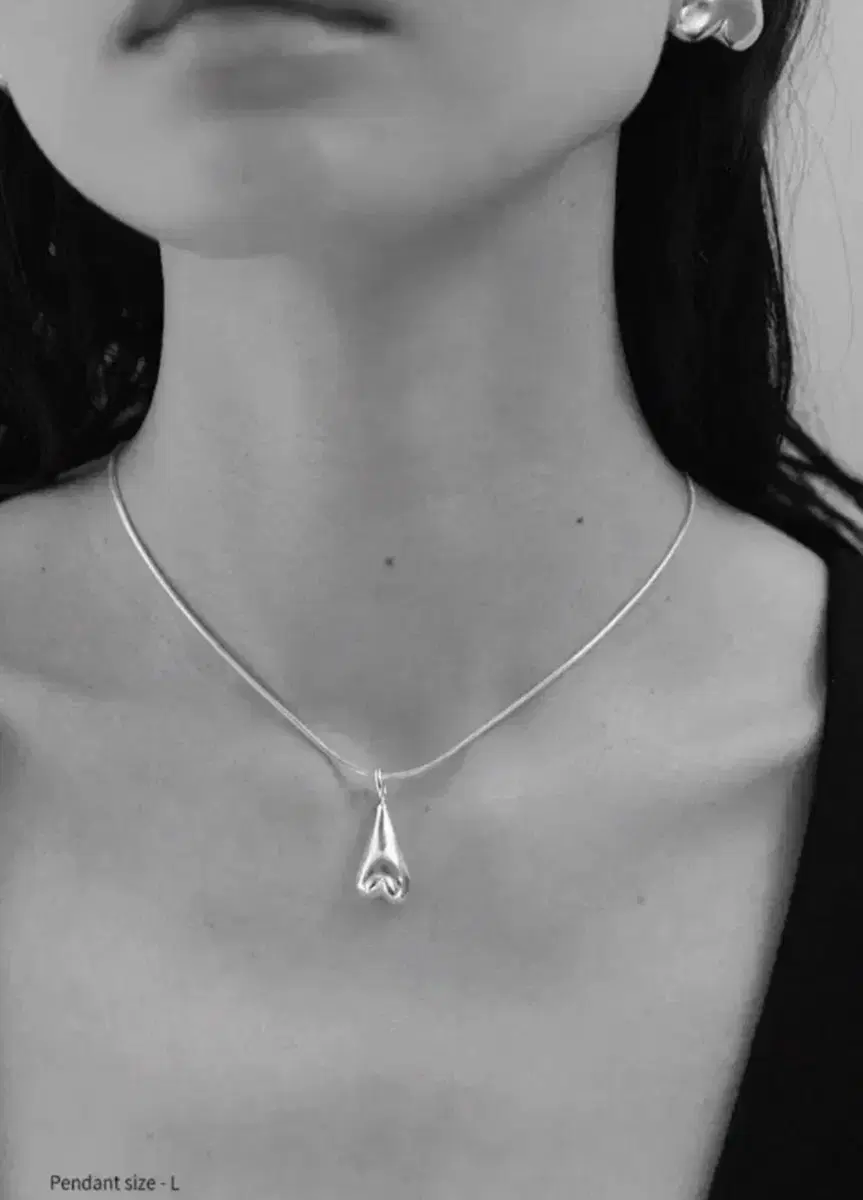 브릴피스 목걸이 love pendant necklace