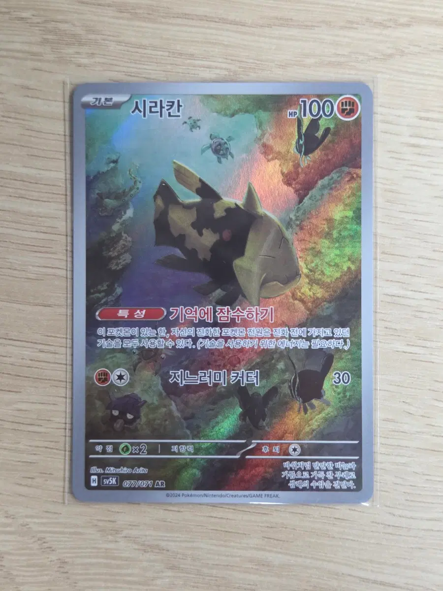포켓몬카드 시라칸 ar