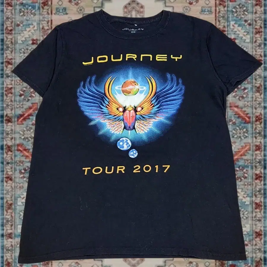 저니 Journey 2017 투어 락 밴드 티셔츠 M