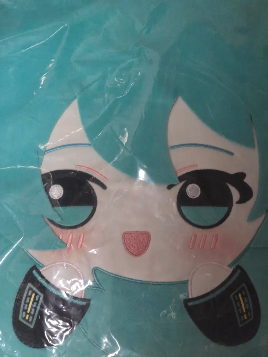 미쿠감사제 반가워 쿠션