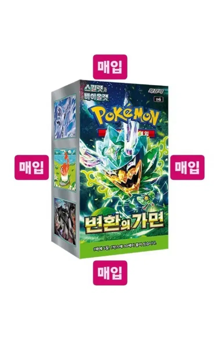 변화의 가면 카드 박스 매입