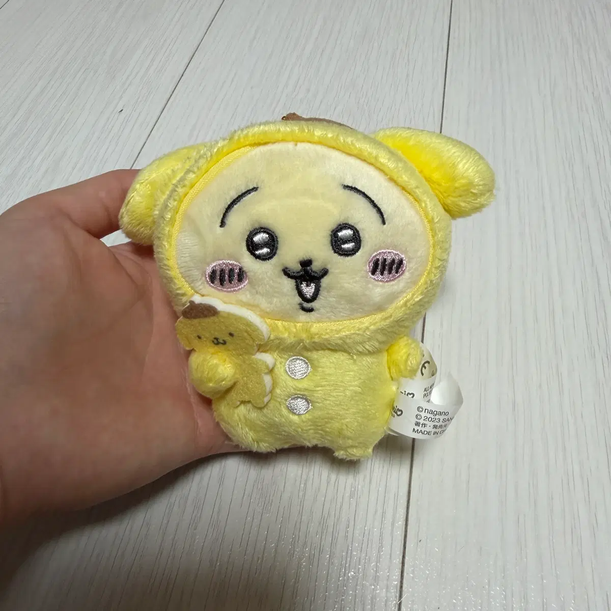 치이키와 하치와레 폼푸 콜라보 인형
