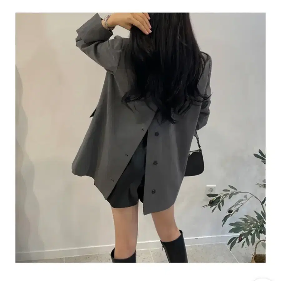 에이블리 백버튼 자켓